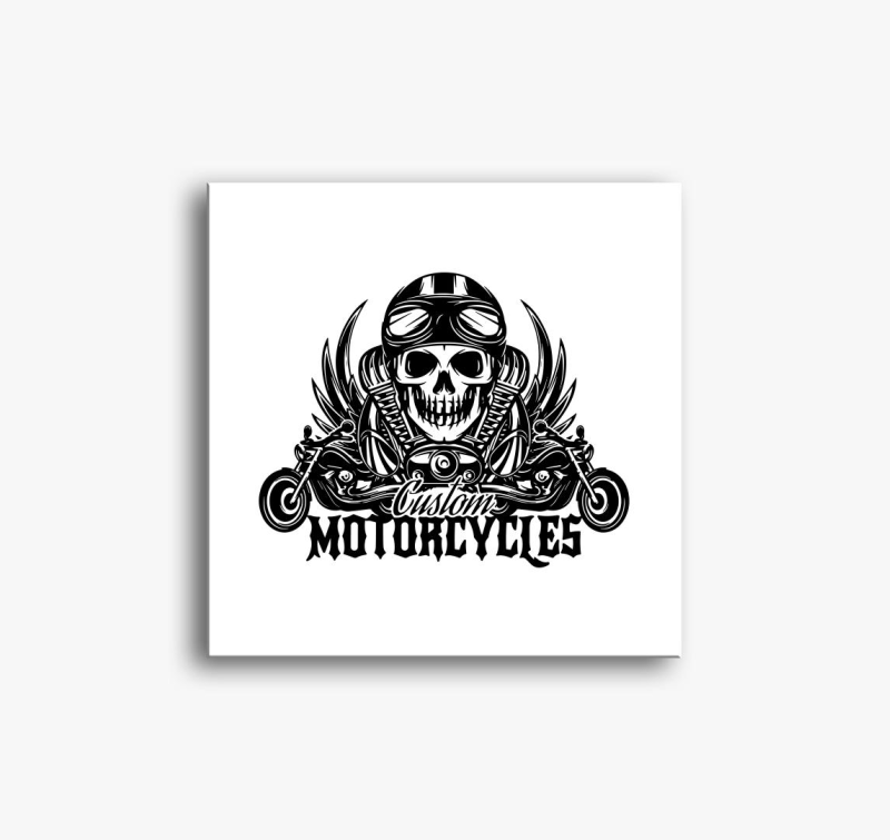 Custom Motorcycles slika na platnu