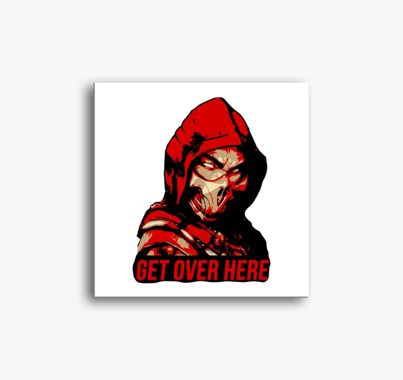 Mortal Kombat Get Over Here slika na platnu
