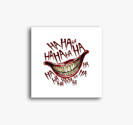 Hahaha slika na platnu