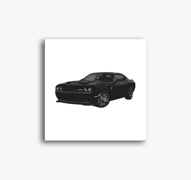 Dodge Challenger SRT Hellcat slika na platnu