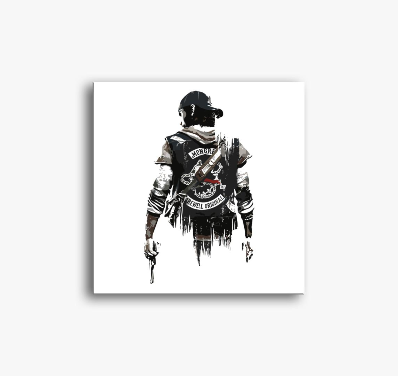 Days Gone character slika na platnu