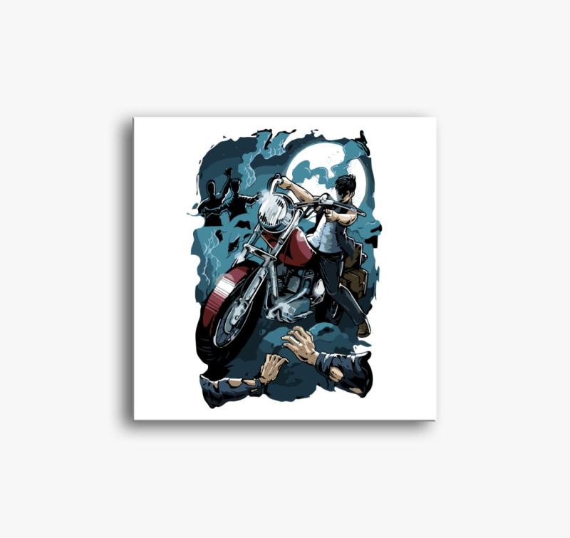 Pirate Biker slika na platnu
