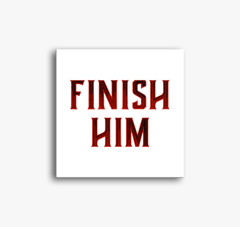 Mortal Kombat Finish Him slika na platnu