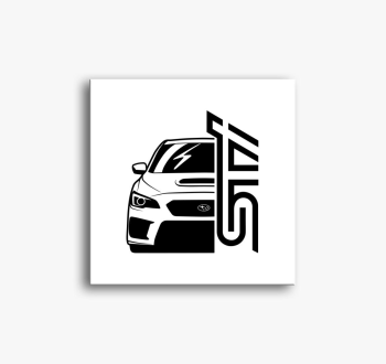 Subaru Sti slika na platnu
