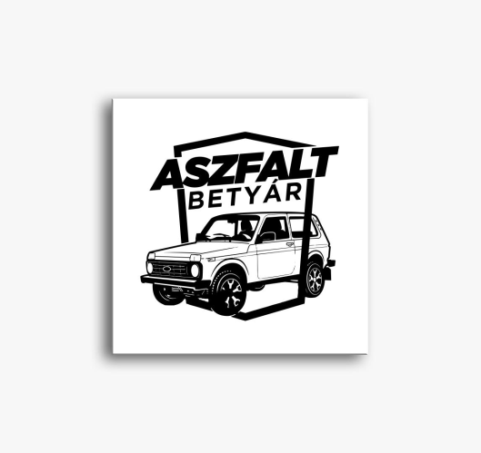 Aszfalt slika na platnu