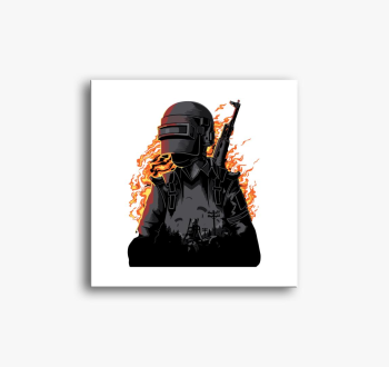 Pubg character fire slika na platnu