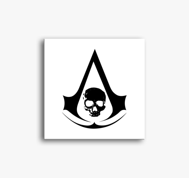 Black flag slika na platnu