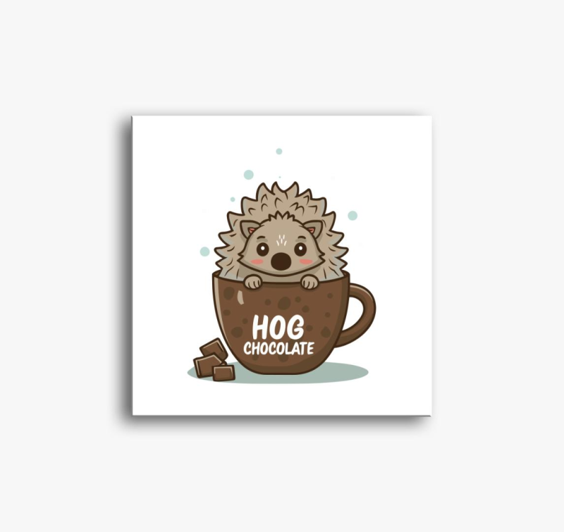 HOG chocolate slika na platnu