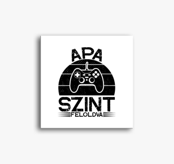 Gamer oče szint feloldva slika na platnu