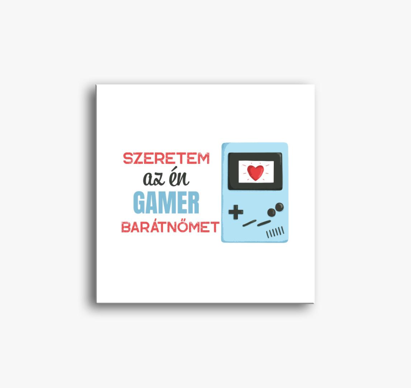 Szeretem gamer slika na platnu