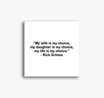 Rick Grimes slika na platnu