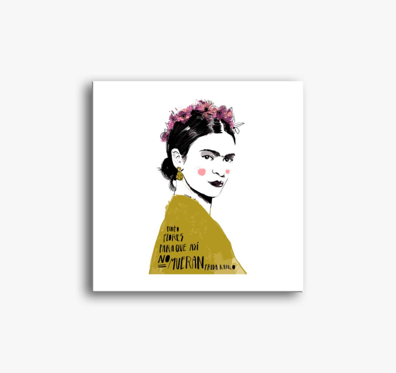 Frida Kahlo slika na platnu