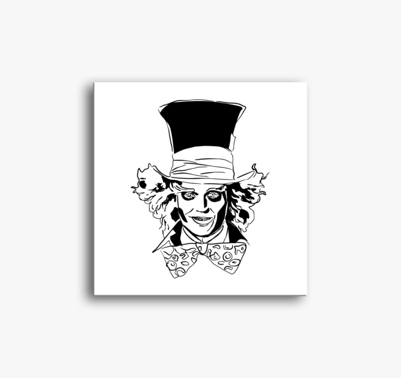 Mad Hatter slika na platnu
