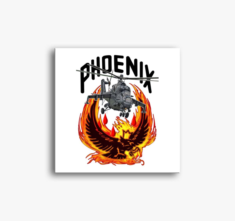 Phoenix Mi-24 slika na platnu