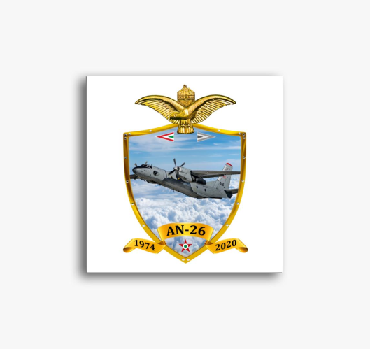 Pajzs An-26 slika na platnu