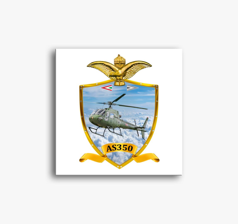 Pajzs AS350 slika na platnu