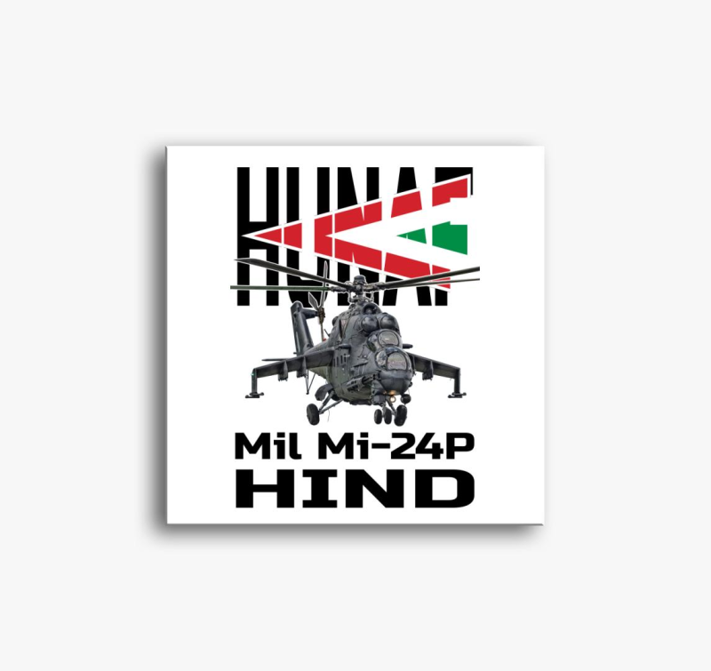 HungarianAirForce Mi-24P slika na platnu