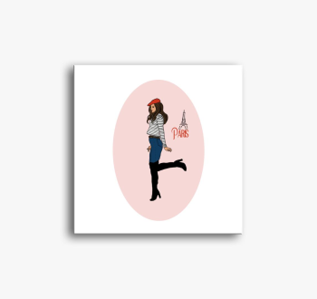 Dekle slika na platn