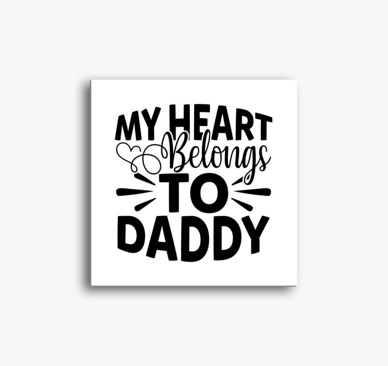 Heart Daddy slika na platnu