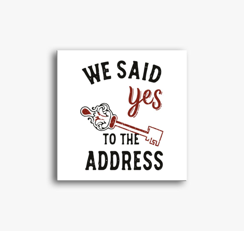 yes kulcs slika na platnu