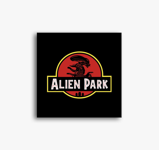 Alien Park slika na platnu