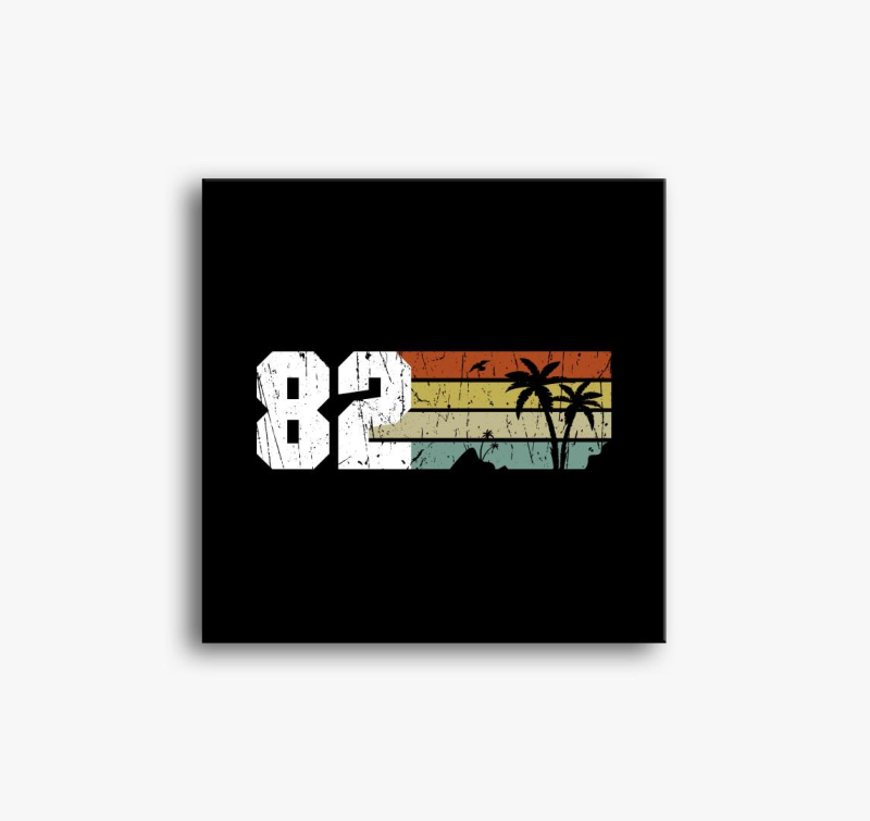 82 vintage design slika na platnu