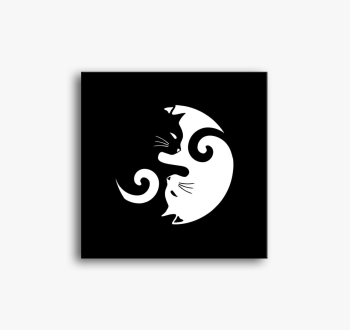 Macska Jin Jang slika na platnu