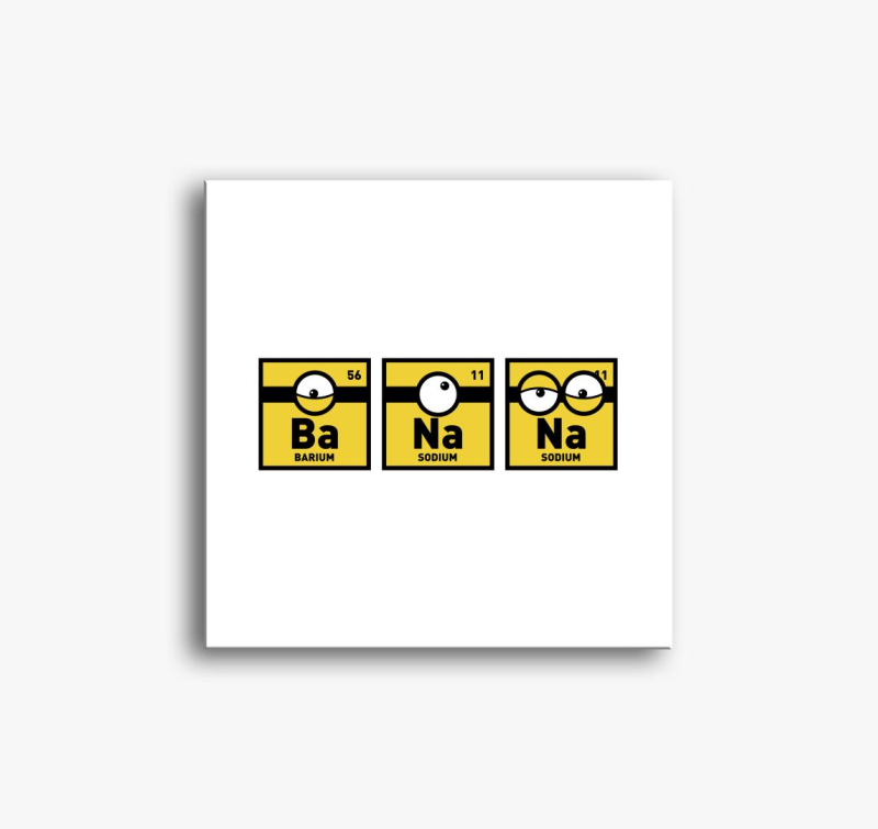 Minion Banana smešno slika na platnu