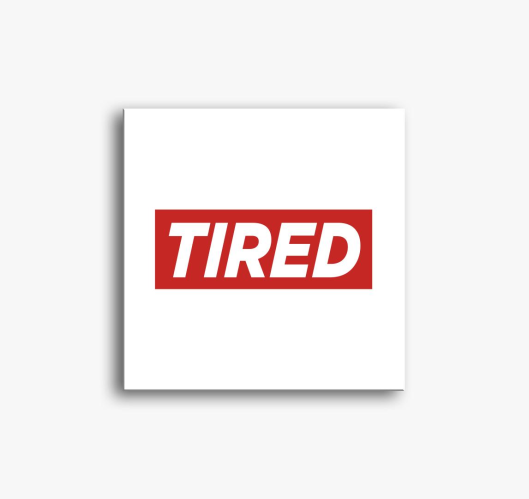 Tired divat slika na platnu