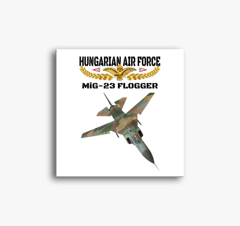 Aranysas MiG-23 2 slika na platnu