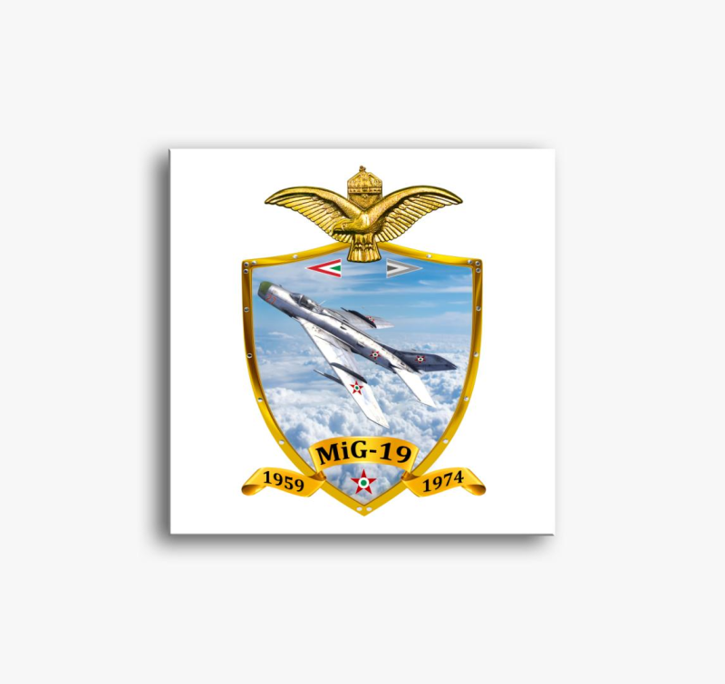 Pajzs MiG-19 slika na platnu