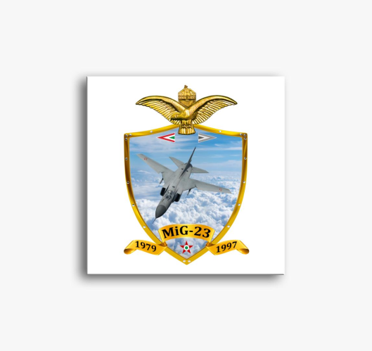 Pajzs MiG-23 slika na platnu