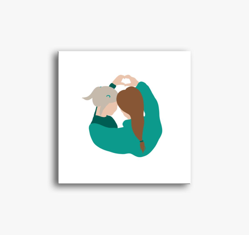 mama slika na platnu