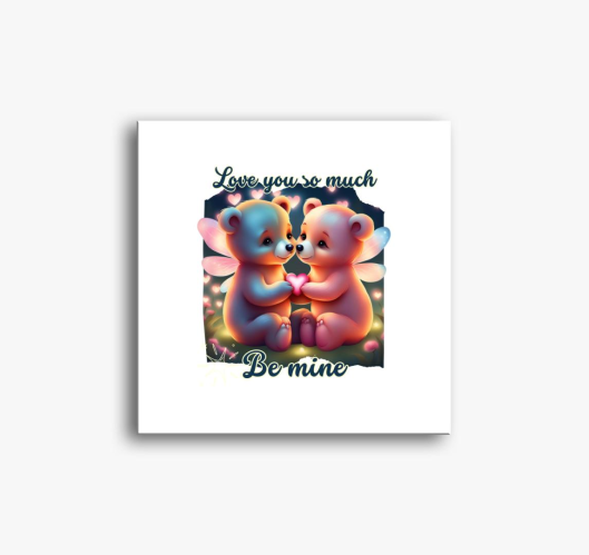 Szerelmes macik slika na platn...