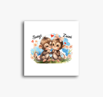 szerelmes Majmok slika na platnu