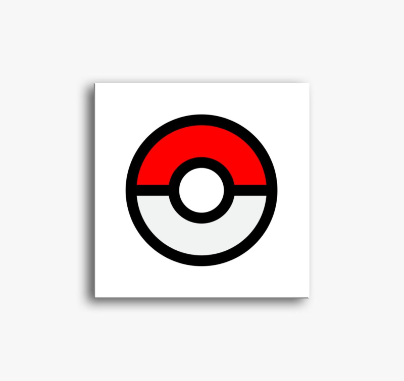 POKE BALL LOGO - (MVSR) slika na platnu
