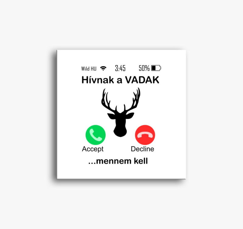 vadak szarvas slika na platnu