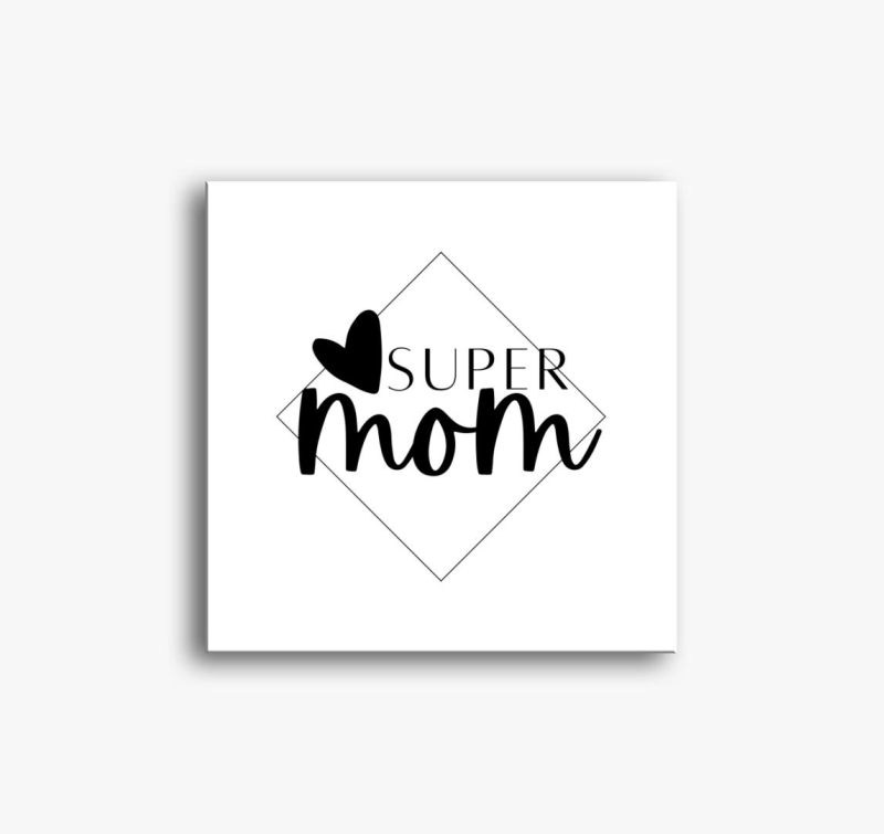 Super Mom slika na platnu