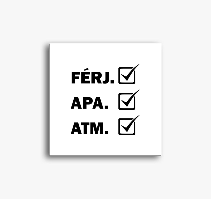 Oče ATM slika na platnu