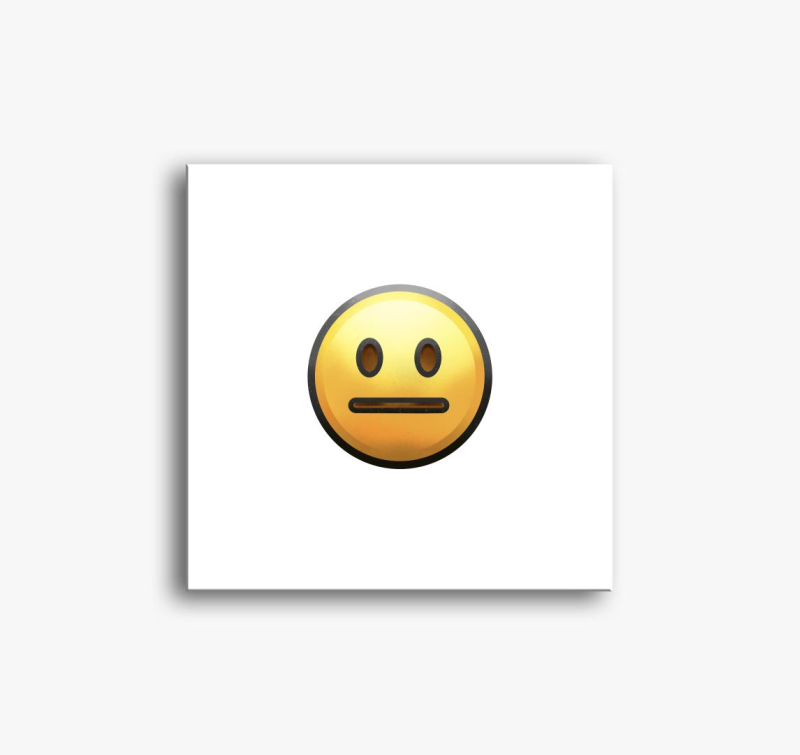 Smiley slika na platnu