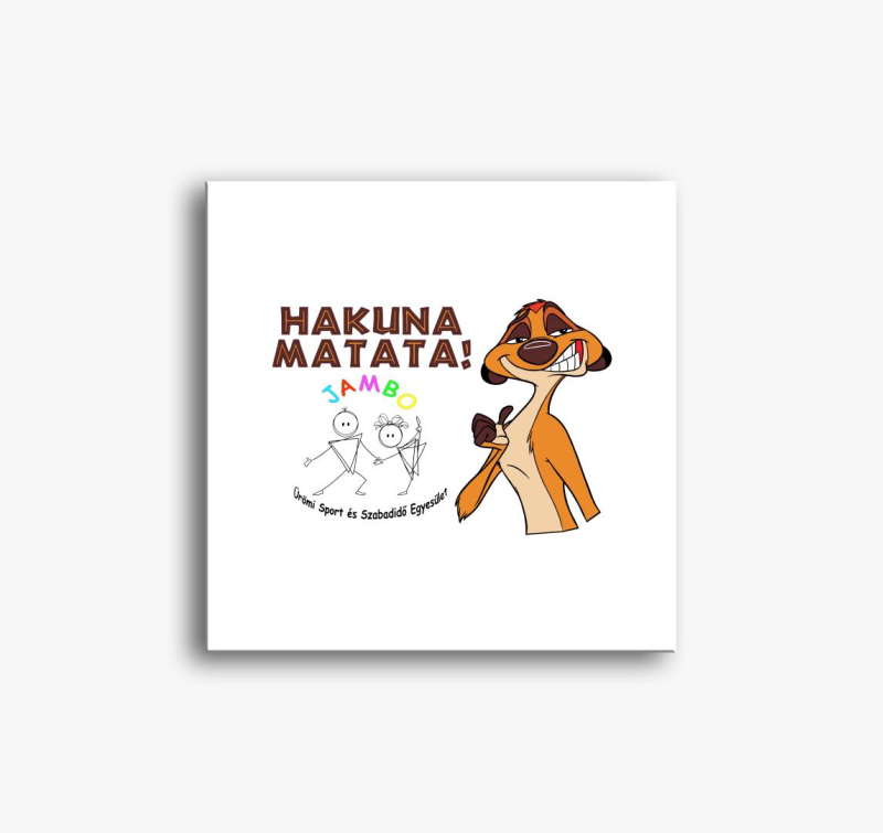 JAMBO HAKUNA MATATA slika na platnu