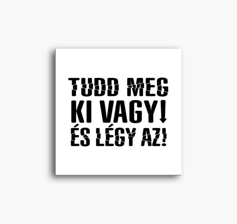 Tuddmeg, kivagy6... slika na platnu