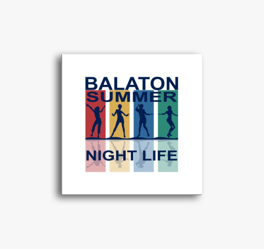 Balaton summer, night life sli...