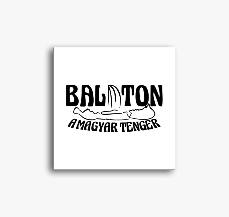 Balaton magyar tenger v. slika na platnu
