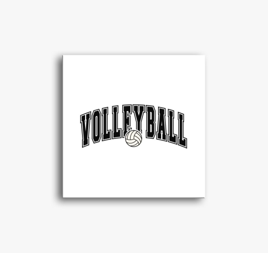 Volleyball slika na platnu