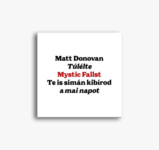 Matt Donovan slika na platnu