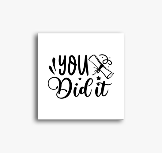 You did it slika na platnu