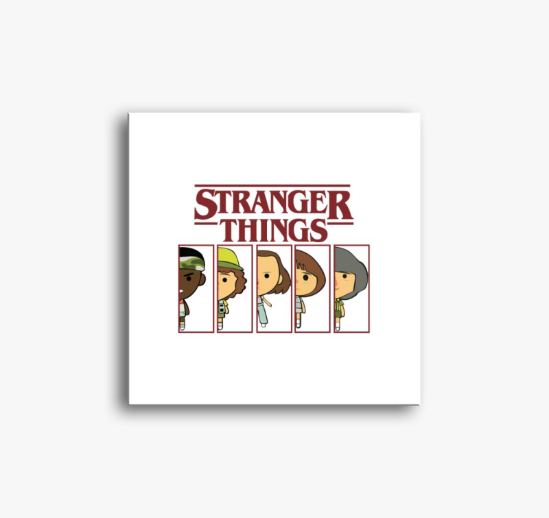 Stranger Things karakteres slika na platnu