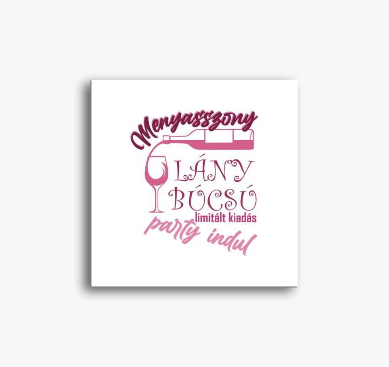 party Menyasszonynak slika na platnu