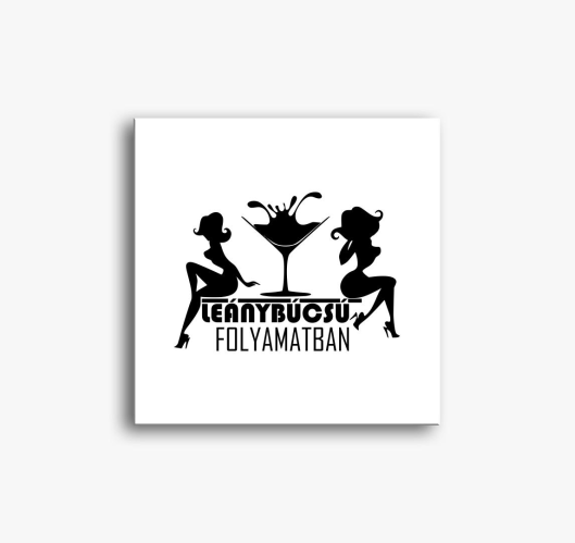 črna slika na platnu